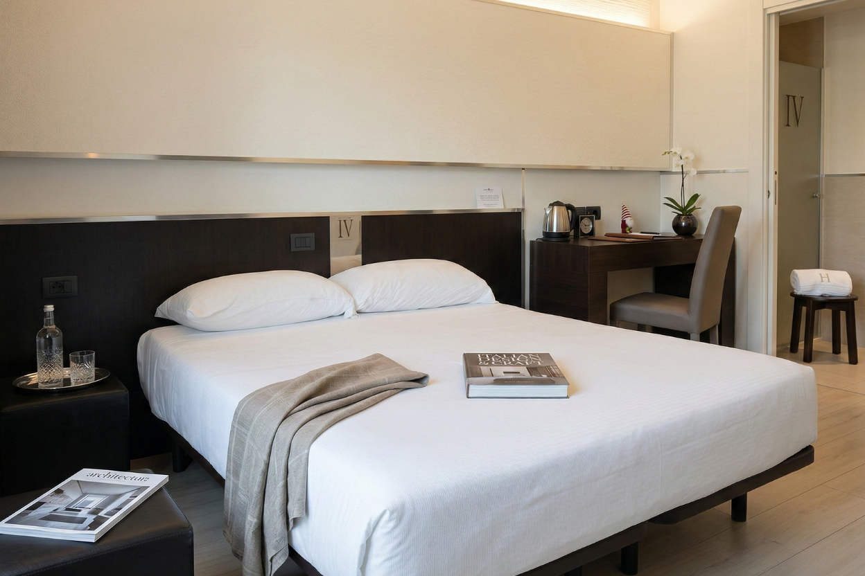 Camera Comfort con balcone vista lago – Hotel Isola Verde